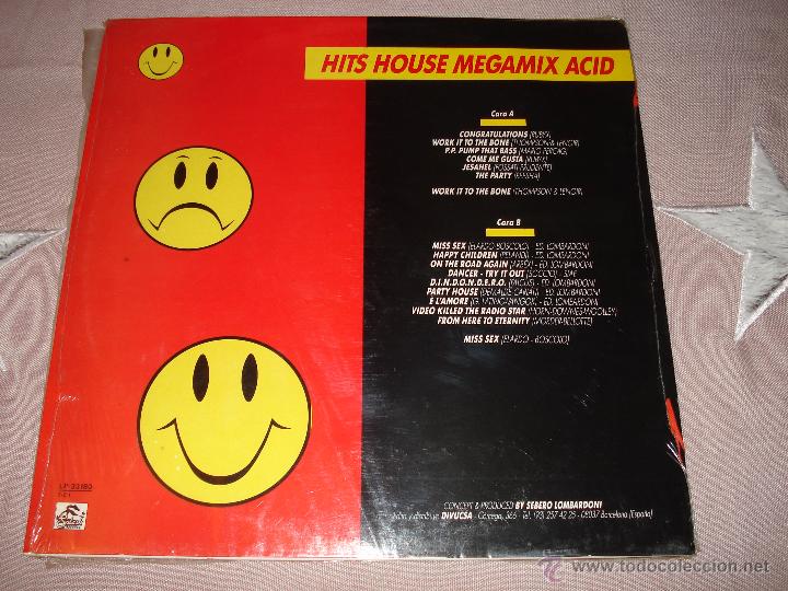 Discos de vinilo: HITS HOUSE MEGAMIX - Foto 3