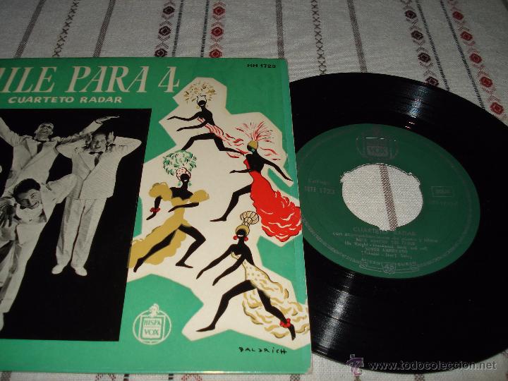 Discos de vinilo: EP Vinilo - Cuarteto Radar - Foto 1