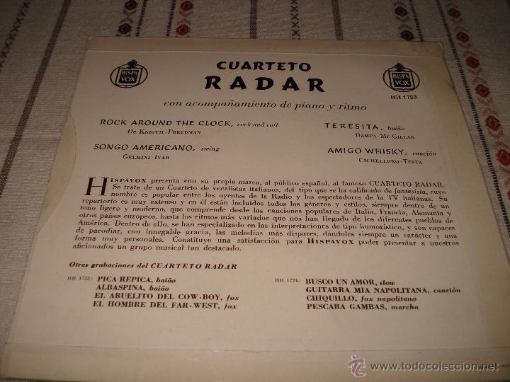 Discos de vinilo: EP Vinilo - Cuarteto Radar - Foto 2