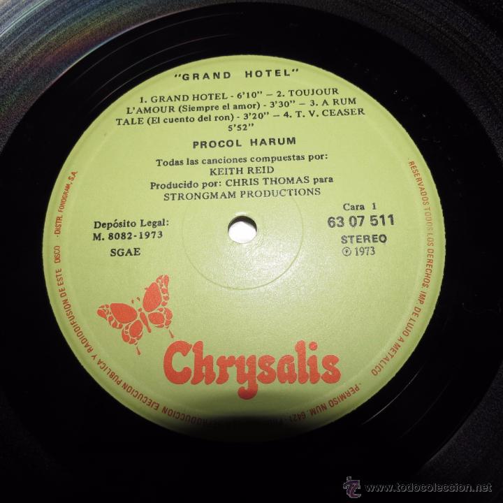 Discos de vinilo: procol harum - grand hotel - Foto 4