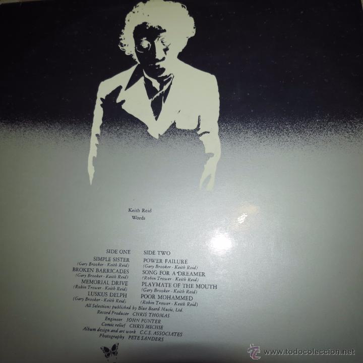 Discos de vinilo: procol harum - broken barricades - Foto 2