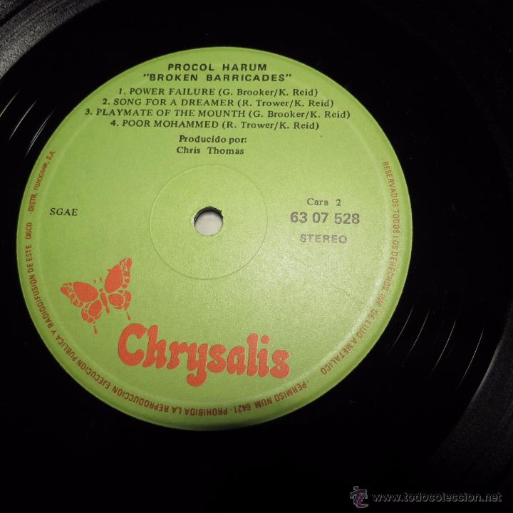 Discos de vinilo: procol harum - broken barricades - Foto 4
