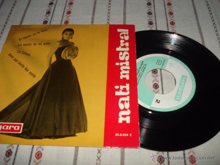 Discos de vinilo: Nati Mistral - El Viento se lo llev&oacute; - Foto 1