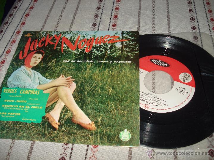 Discos de vinilo: JACKY NOGUEZ - VERDES CAMPI&Ntilde;AS - Foto 1