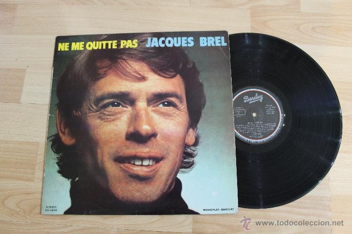 Discos de vinilo: JACQUES BREL NE ME QUITE PAS LP 1972 - Foto 1