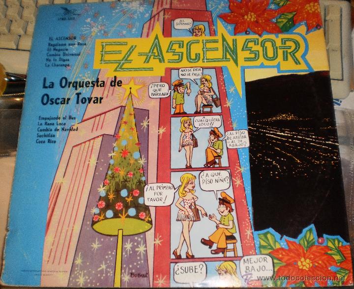 Disques de vinyle: oscar tovar lp el ascensor.el salvador.rareza
