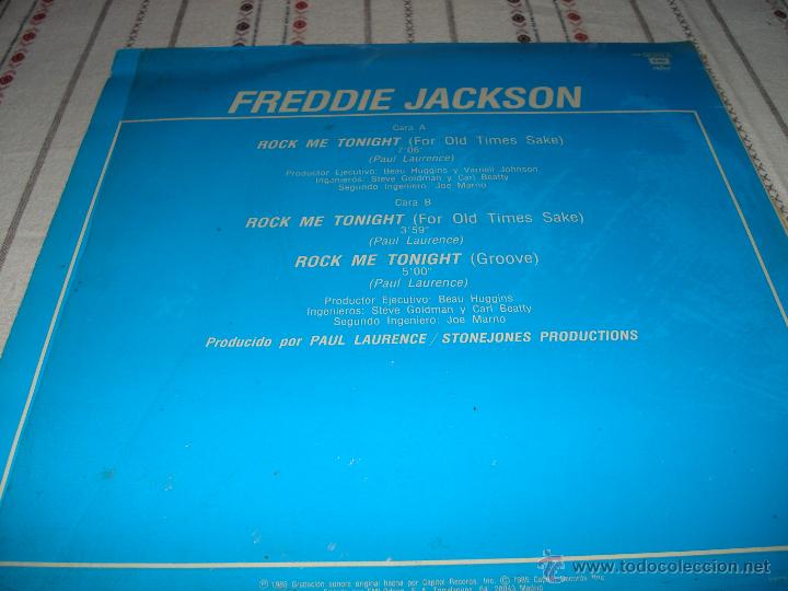 Discos de vinilo: Freddie Jackson ?&ndash; Rock Me Tonight - Foto 3