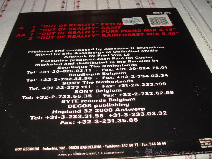 Discos de vinilo: INSIDE OUT- OUT OF REALITY - Foto 3