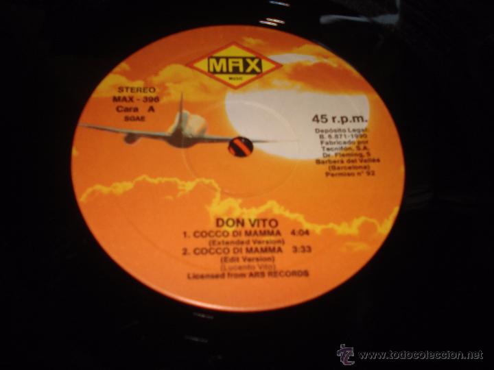 Discos de vinilo: Don Vito - Cocco Di Mamma - Foto 2