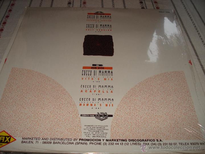 Discos de vinilo: Don Vito - Cocco Di Mamma - Foto 3