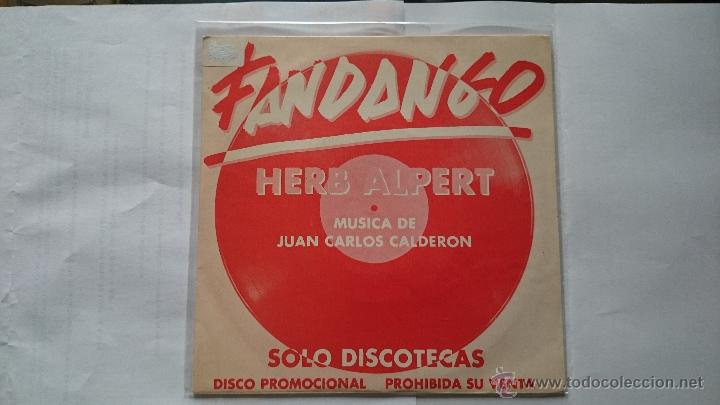 Discos de vinilo: HERB ALPERT - FANDANGO (PROMO 1982) - Foto 1