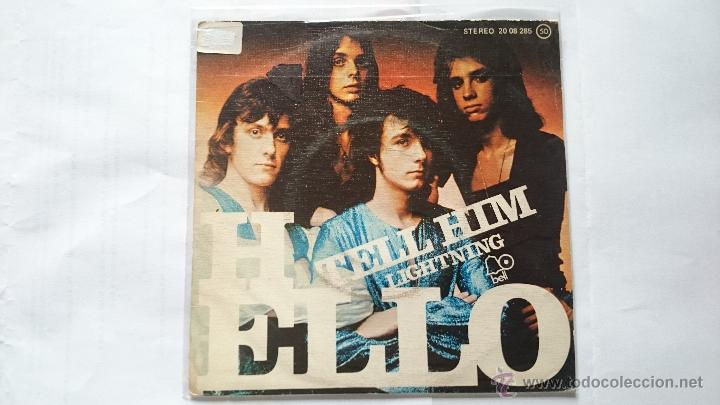 Discos de vinilo: HELLO (GLAM) - TELL HIM / LIGHTNING (1974) - Foto 1