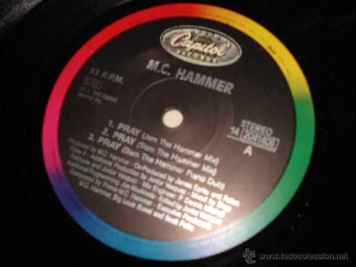 Discos de vinilo: MC HAMMER - PRAY - Foto 2