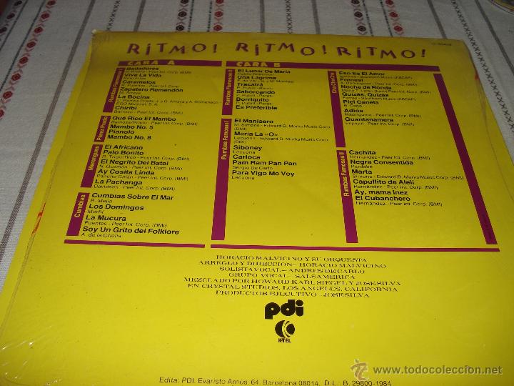 Discos de vinilo: RITMO RITMO RITMO - Foto 3