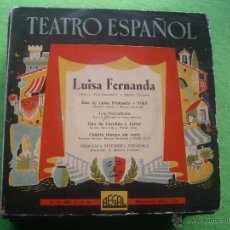 Discos de vinilo: ZARZUELA LUISA FERNANDA - TEATRO ESPAÑOL - REGAL MICROSURCO SEBL 7.003 EP. Lote 54639244