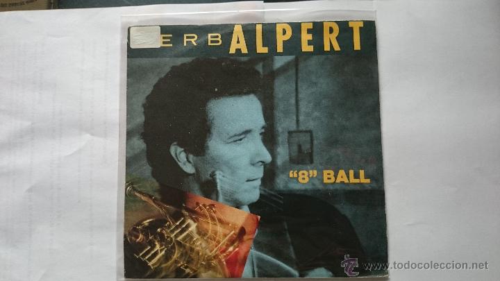 Discos de vinilo: HERB ALBERT - 8 BALL / LADY LOVE (1985) - Foto 1