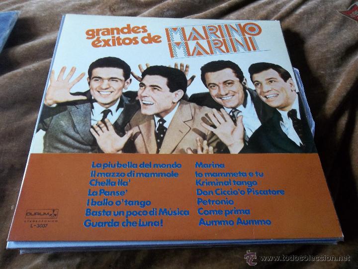 Discos de vinilo: Marino Marini Grandes Exitos Ed. Durium, 1978 - Foto 1
