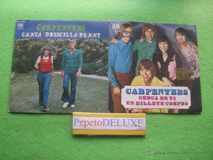 Dischi in vinile: CARPENTERS(2 single )  CERCA DE TI / CANTA ..SG SPAIN 1970 PDELUXE