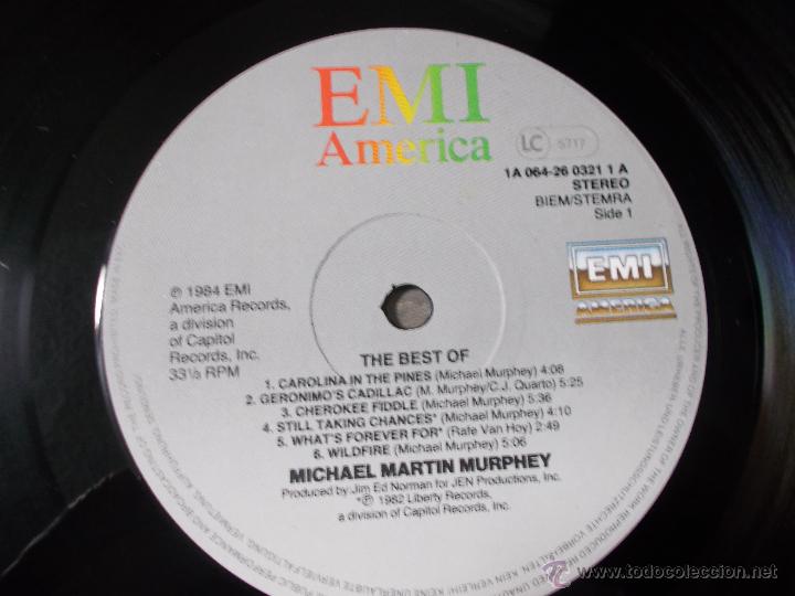Discos de vinilo: MICHAEL MARTIN MURPHEY. EDICION HOLANDESA - Foto 2