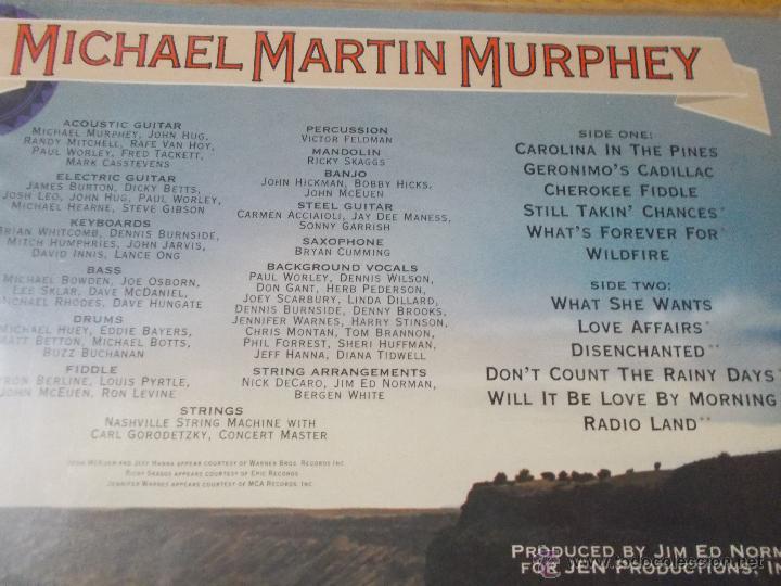 Discos de vinilo: MICHAEL MARTIN MURPHEY. EDICION HOLANDESA - Foto 3