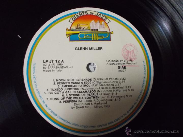 Discos de vinilo: GLENN MILLER. EDICION ITALIANA - Foto 2