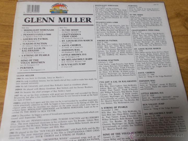Discos de vinilo: GLENN MILLER. EDICION ITALIANA - Foto 3