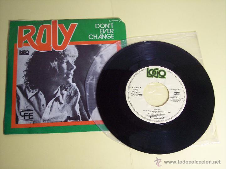 Discos de vinilo: SINGLE ROLY (DONT EVER CHANGE / YES I DO) LOGO-1978 - Foto 2