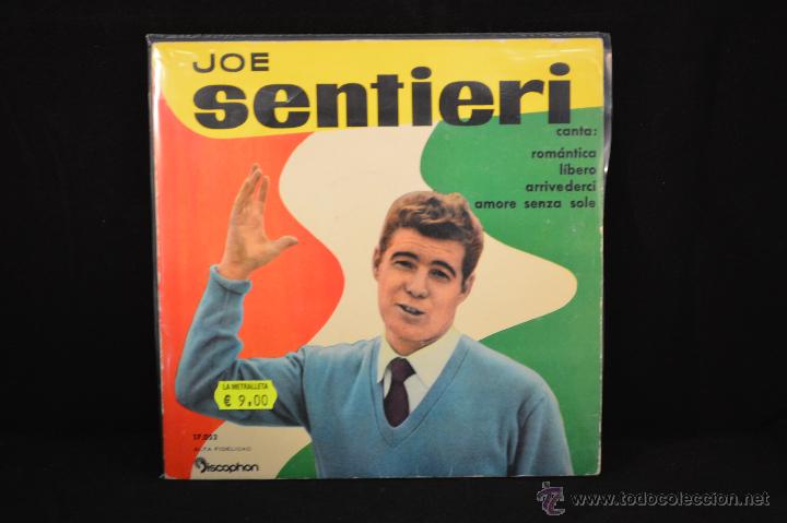 Discos de vinilo: JOE SENTIERI - ROMANTICA +3 - EP - Foto 1