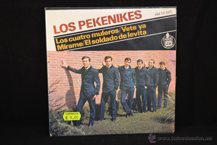 Discos de vinilo: LOS PEKENIKES - LOS CUATRO MULEROS +3 - EP - Foto 1