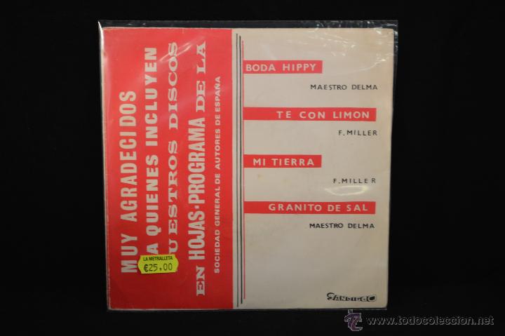 Discos de vinilo: JOSE RUBIO Y SU CONJUNTO - BODA HIPPY +3 - EP - Foto 1