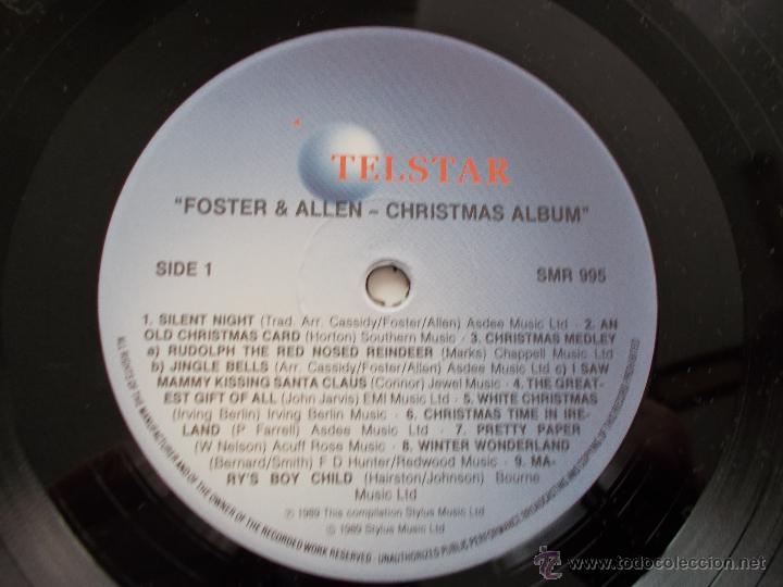 Discos de vinilo: FOSTER & ALLEN. CHRISTMAS COLLECTION - Foto 2