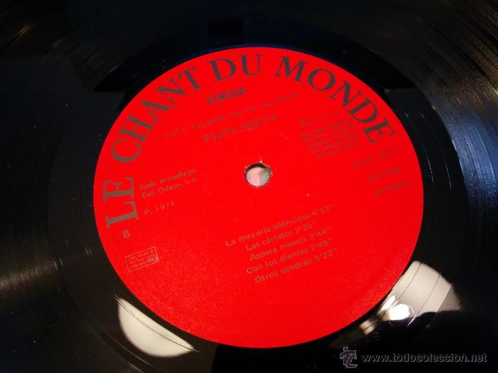Discos de vinilo: Elisa Serna - Este tiempo ha de acabar        - LP Gatefold 1974 - - Foto 3