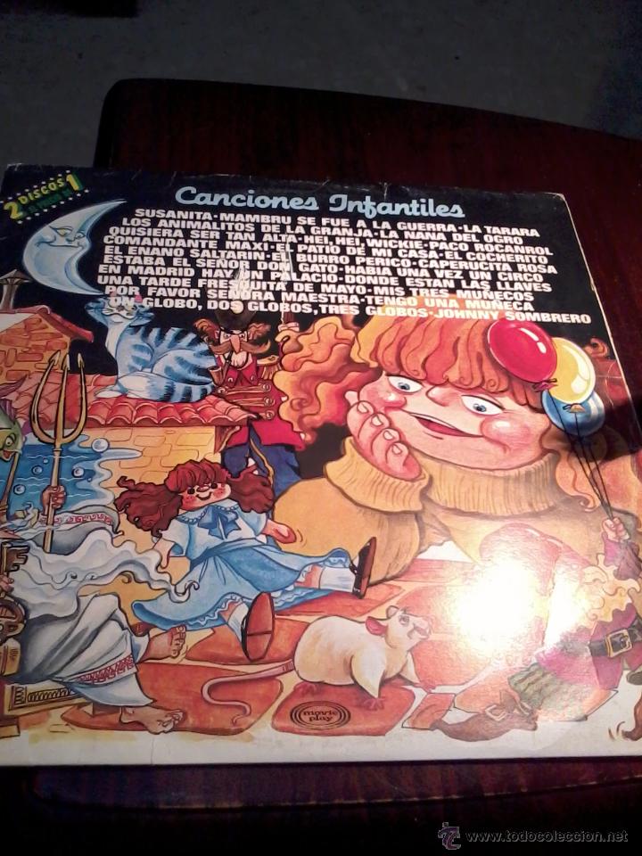 Discos de vinilo: CANCIONES INFANTILES. DOBLE DISCO. C4V - Foto 1