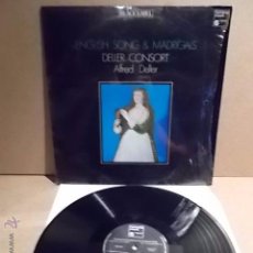 Discos de vinilo: ALFRED DELLER. ENGLISH SONG & MADRIGALS. LP / HARMONIA - 1979. / LUJO. ****/****. Lote 54694182