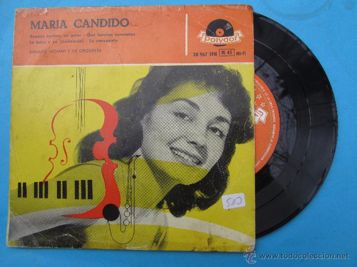 Discos de vinilo: maria candido, 1958 - Foto 1