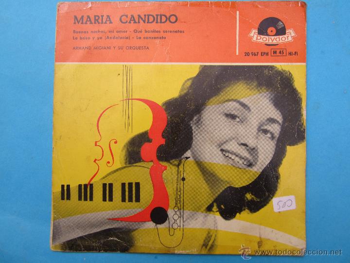 Discos de vinilo: maria candido, 1958 - Foto 3