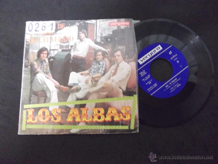 Vinyl-Schallplatten: LOS ALBAS-DISCO SINGLE-45RPM-SG7-HISTORIA DE UN AMOR-OLE...EL VERANO-1970