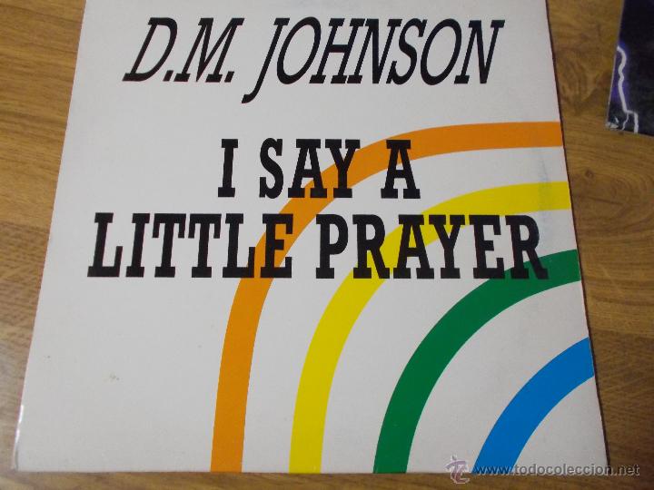 Discos de vinilo: DAVID MICHAEL JOHNSON. D.M. JOHNSON. I SAY A LITTLE PRAYER. - Foto 1