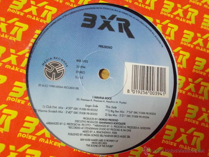 Discos de vinilo: IWANNA ROCK.PREZIOSO. MAXI 12 - Foto 3