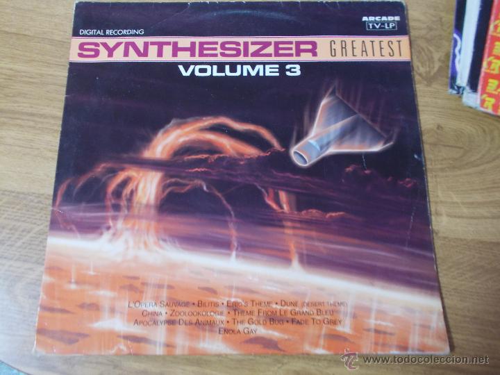 Discos de vinilo: SYNTHESIZER GREATEST  VOLUME 3 MAXI 12 - Foto 1