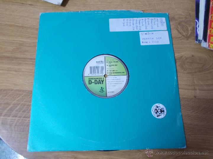 Discos de vinilo: SYNCRONIZER II  D-DAY MAXI 12 - Foto 1