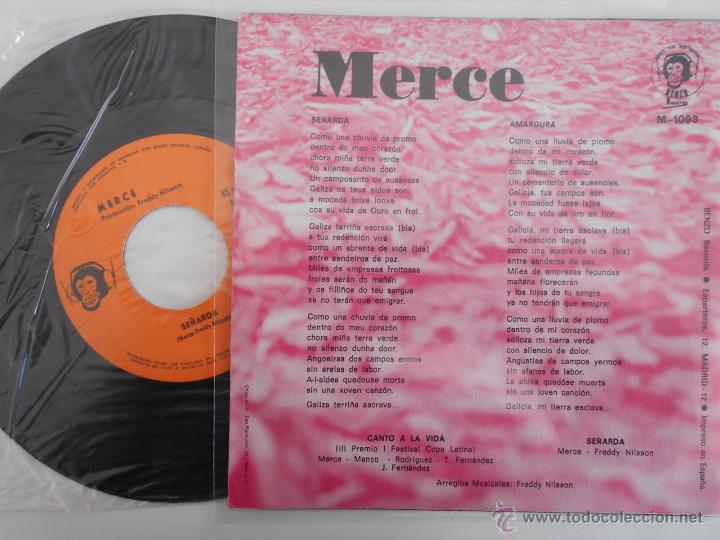 Discos de vinilo: MERCE''CANTO A LA VIDA - Foto 2