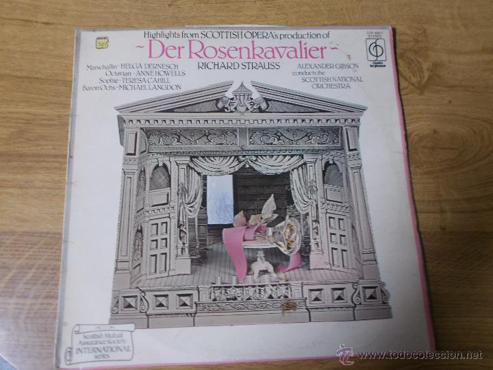 Discos de vinilo: RICHARD STRAUSS. DER ROSENKAVALIER.EDICION INGLESA - Foto 1