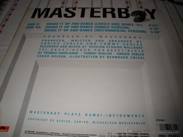 Discos de vinilo: Masterboy ?Shake...... - Foto 3