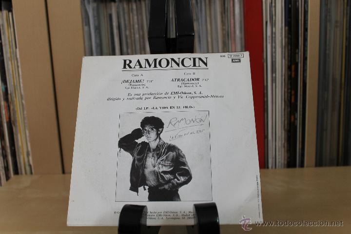Discos de vinilo: RAMONCIN SG &iexcl;DEJAME! 80S - Foto 2