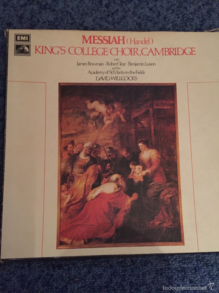 Discos de vinilo: Caja colecci&oacute;n vinilos Handel - Foto 1