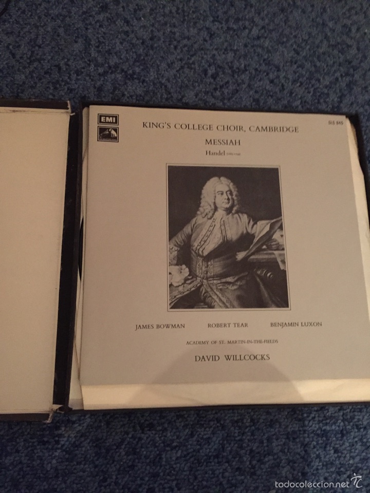 Discos de vinilo: Caja colecci&oacute;n vinilos Handel - Foto 2