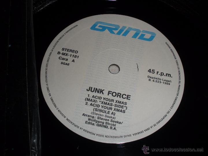 Discos de vinilo: Junk Force ?&ndash; Acid Your X-Mas - Foto 2