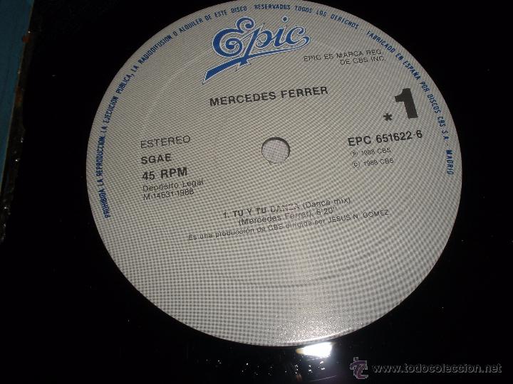 Discos de vinilo: MERCEDES FERRER- MAXI-SINGLE VINILO - Foto 2