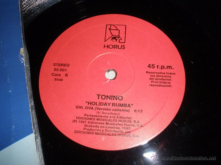 Discos de vinilo: TONINO - HOLIDAY RUMBA - Foto 2